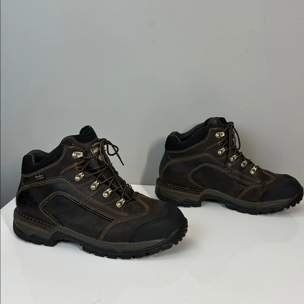 Irish Setter 83402 Two Harbors Leather Waterproof Steel Toe Hiker Boot Size 10.5